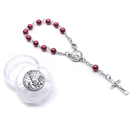 Elegant 6mm Pearl Prayer Bracelet