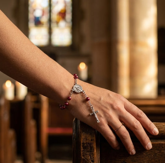 Elegant 6mm Pearl Prayer Bracelet